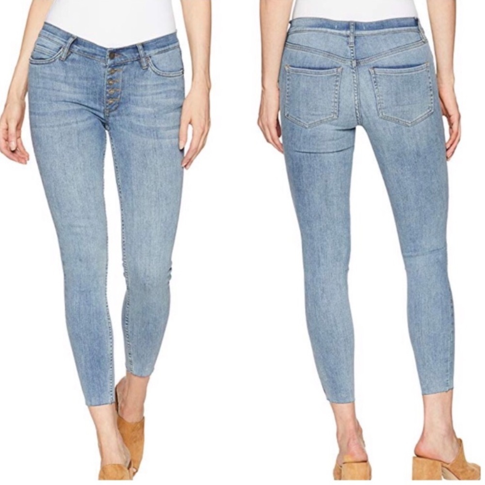 Free People Reagan Raw Hem Skinny Jeans - Picture 2 of 8